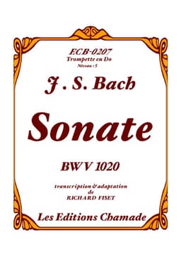соната bwv 1020
