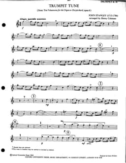 trumpet tune