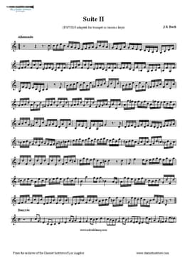 сюита bwv 819