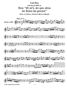 ария из кантаты bwv 43
