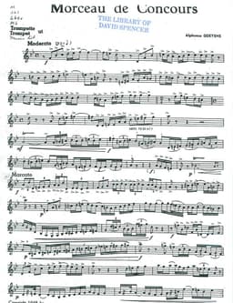 morceau de concours